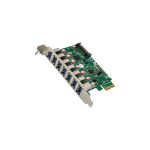 InLine Schnittstellenkarte, 7x USB-A 3.2 Gen.1, PCIe, SATA Strom, VL805