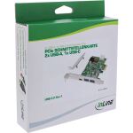 InLine Schnittstellenkarte, 2x USB-A, 1x USB-C 3.2 Gen.1, PCIe, PD3.0, 6pol