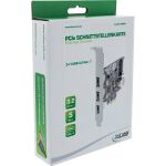 InLine Schnittstellenkarte, 3x+1x USB 3.2 Gen.1, PCIe, SATA + LP-Slotblech