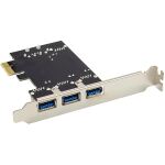 InLine PCIe Karte, 3x+1x USB 3.2 Gen.1, Molex kompatibler 4pol Stromanschluss