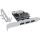InLine PCIe Karte, 3x+1x USB 3.2 Gen.1, Molex kompatibler 4pol Stromanschluss