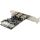 InLine PCIe Karte, 3x+1x USB 3.2 Gen.1, Molex kompatibler 4pol Stromanschluss