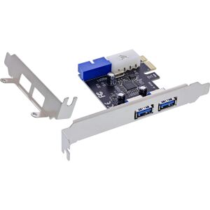 InLine Schnittstellenkarte, 4x USB 3.2 Gen.1 (2+2), PCIe, Low Profile, VL805