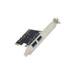 InLine Schnittstellenkarte, 4x USB 3.2 Gen.1 (2+2), PCIe, Low Profile, VL805