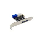 InLine Schnittstellenkarte, 4x USB 3.2 Gen.1 (2+2), PCIe, Low Profile, VL805