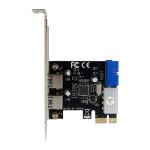 InLine Schnittstellenkarte, 4x USB 3.2 Gen.1 (2+2), PCIe, Low Profile, VL805