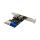 InLine Schnittstellenkarte, 4x USB 3.2 Gen.1 (2+2), PCIe, Low Profile, VL805