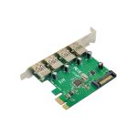 InLine Schnittstellenkarte, 4x USB-A 3.2 Gen. 1, PCIe x1