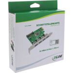 InLine Schnittstellenkarte, 4x USB-A 3.2 Gen. 1, PCIe x1