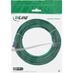InLine Patchkabel, S/FTP (PiMf), Cat.6A, halogenfrei, grün, 10m