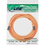InLine Patchkabel, S/FTP (PiMf), Cat.6A, halogenfrei, orange, 10m