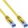 InLine Patchkabel, S/FTP (PiMf), Cat.6A, halogenfrei, gelb, 10m