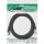 InLine Patchkabel, S/FTP (PiMf), Cat.6A, halogenfrei, schwarz, 3m