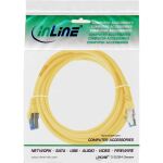 InLine Patchkabel, S/FTP (PiMf), Cat.6A, halogenfrei, gelb, 3m