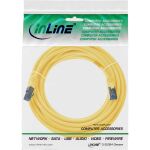 InLine Patchkabel, S/FTP (PiMf), Cat.6A, halogenfrei, gelb, 7,5m