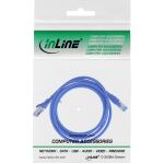 InLine Patchkabel, S/FTP (PiMf), Cat.6A, halogenfrei, blau, 1m