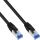 InLine Patchkabel, S/FTP (PiMf), Cat.6A, halogenfrei, schwarz, 1m