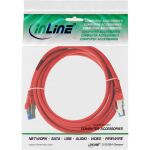 InLine Patchkabel, S/FTP (PiMf), Cat.6A, halogenfrei, rot, 1,5m