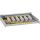 InLine Patchfeld Cat.6A 0,5HE 6-fach, Tisch/Wand/Hutschiene, grau, Staubschutz