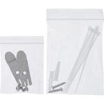 InLine Patchfeld Cat.6A 0,5HE 6-fach, Tisch/Wand/Hutschiene schwarz Staubschutz