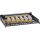 InLine Patchfeld Cat.6A 0,5HE 6-fach, Tisch/Wand/Hutschiene schwarz Staubschutz