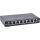 InLine Patchfeld Cat.6A 0,5HE 8-fach, Tisch/Wand/Hutschiene schwarz Staubschutz