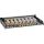 InLine Patchfeld Cat.6A 0,5HE 8-fach, Tisch/Wand/Hutschiene schwarz Staubschutz