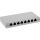 InLine Patchfeld Cat.6A 8-fach 0,5HE Tisch/Wand-Montage, lichtgrau, RAL7035