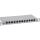 InLine 10" Patchfeld Cat.6A 0,5HE 12-fach, lichtgrau, RAL7035, mit Staubschutz