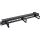 InLine Patchfeld 16-fach, Keystone Leerblech mit 3 Bügeln, 19", 1HE, schwarz