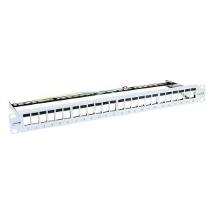 InLine Patchfeld Leerblech 24-fach, Keystone Snap-In , 48,26cm (19"), 1HE