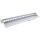 InLine Patchfeld 24-fach, Keystone Leerblech Patchpanel, 19", 1HE, lichtgrau