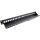 InLine Patchfeld 24-fach, Keystone Leerblech Patchpanel, 19", 1HE, schwarz