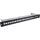 InLine Patchfeld 24-fach, Keystone Leerblech Patchpanel mit Auszug, 19", 1HE