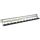 InLine Patchfeld 24-fach, Keystone Patchpanel, 19", 1 HE, lichtgrau, RAL 7035