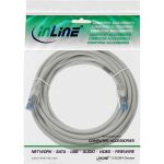 InLine Patchkabel, S/FTP (PiMf), Cat.6A, halogenfrei, grau, 25m