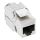 InLine Cat.6A Anschlussdose, Unterputz, 2x Keystone RJ45 Buchse, weiß RAL9010