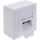 InLine Cat.6A Netzwerkdose, 2x RJ45, AP/UP, geschirmt, weiß, 76842A
