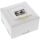 InLine Cat.6A Anschlussdose, AP/UP 2x RJ45 Buchse, RAL9010, weiß, waagerecht