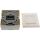 InLine Cat.6A Anschlussdose, AP/UP 2x RJ45 Buchse, RAL9010, weiß, waagerecht