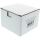 InLine Cat.6A Anschlussdose, AP/UP 2x RJ45 Buchse, RAL9010, weiß, waagerecht