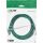 InLine Patchkabel, S/FTP (PiMf), Cat.6A, halogenfrei, grün, 0,5m