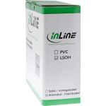 InLine Patchkab., S/FTP (PiMf), Cat.6A, 500MHz, halogenfrei, Kupfer, grau, 100m