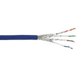 InLine Patchkab., S/FTP (PiMf), Cat.6A, 500MHz, halogenfrei, Kupfer, blau, 100m