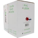 InLine Patchkab., S/FTP (PiMf), Cat.6A, 500MHz, halogenfrei, Kupfer, blau, 100m