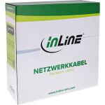 InLine Patchk., S/FTP (PiMf), Cat.6A, 500MHz, halogenfrei, Kupfer, orange, 100m