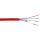 InLine Patchkabel, S/FTP (PiMf), Cat.6A, 500MHz, halogenfrei, Kupfer, rot, 100m