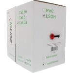 InLine Patchkab., S/FTP (PiMf), Cat.6A, 500MHz, halogenfrei, CU, schwarz, 100m