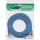 InLine Patchkabel, S/FTP (PiMf), Cat.6, halogenfrei, Kupfer, blau, 10m