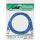 InLine Patchkabel, S/FTP (PiMf), Cat.6, halogenfrei, Kupfer, blau, 2m